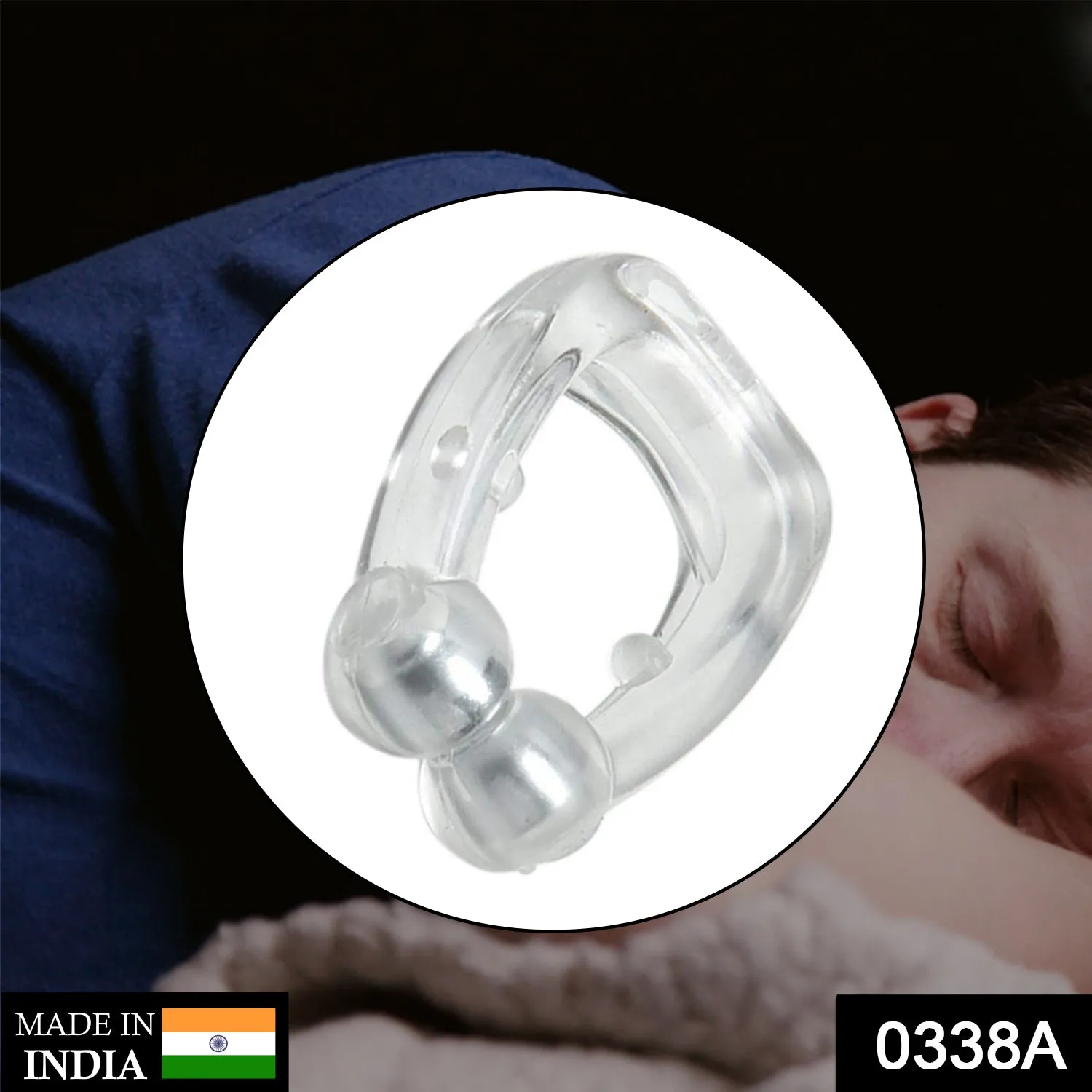 0338A Snore Free Nose Clip (Anti Snoring Device) - 1pc