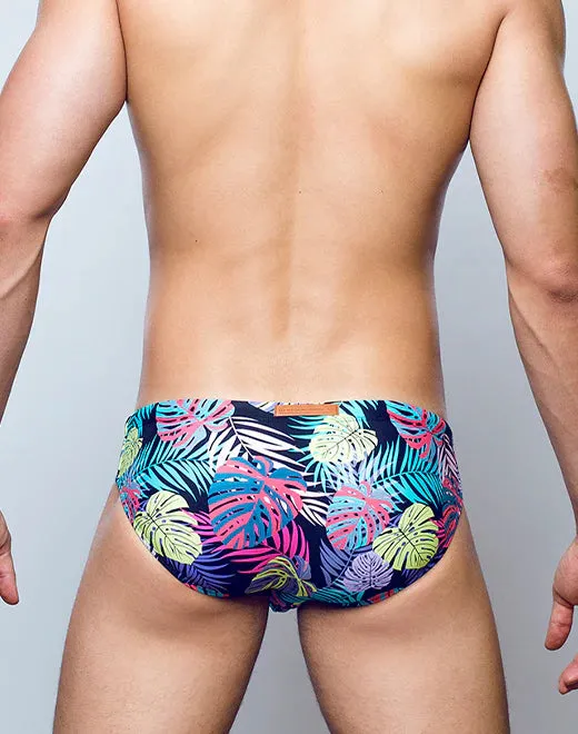 2eros Monstera swim brief black