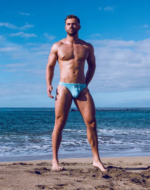 2eros Nautica swim thong blue