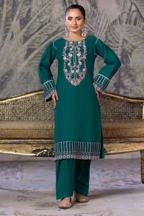 2PC Embroidered Unstitched Cambric Suit KSTE-2861