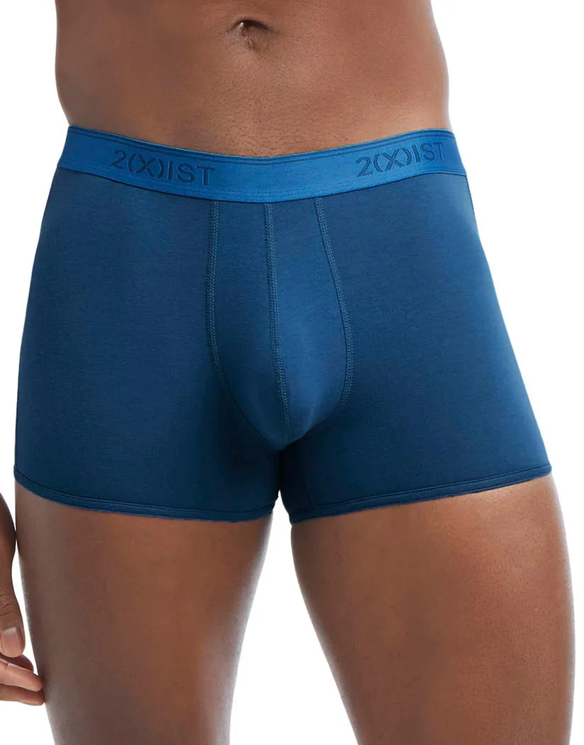 2xist Cotton Stretch No-Show Trunks 3-Pack 31021333