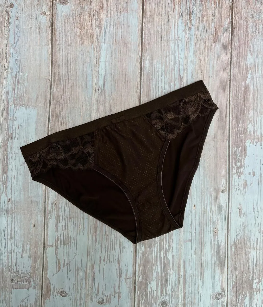 3 Pack Chocolate Wild Bloom Bikini Briefs