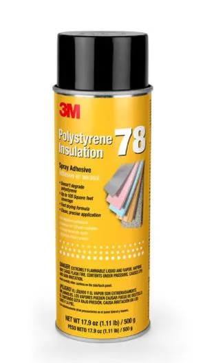 3M Polystyrene Insulation 78 Spray Adhesive | Model : 3M-78