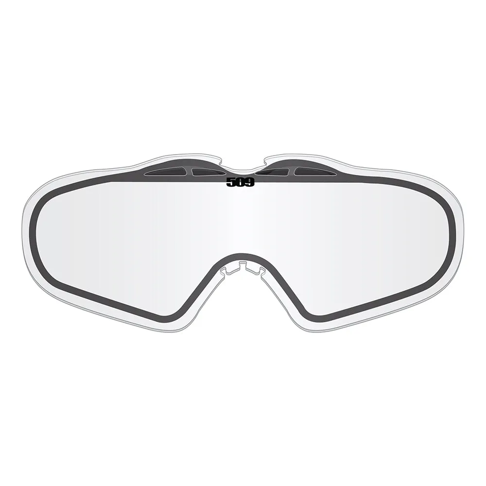 509 509-SINLEN-09-CL Sinister Snowmobile Goggle Anti Fog Anti-Fog Anti-Scratch Dual Pane