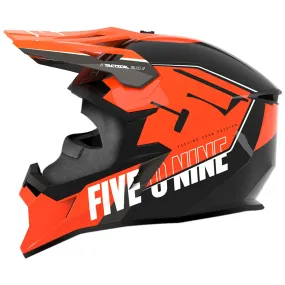 509  Tactical 2.0 Snowmobile Helmet Polycarbonate VEES Device Orange FMVSS 218