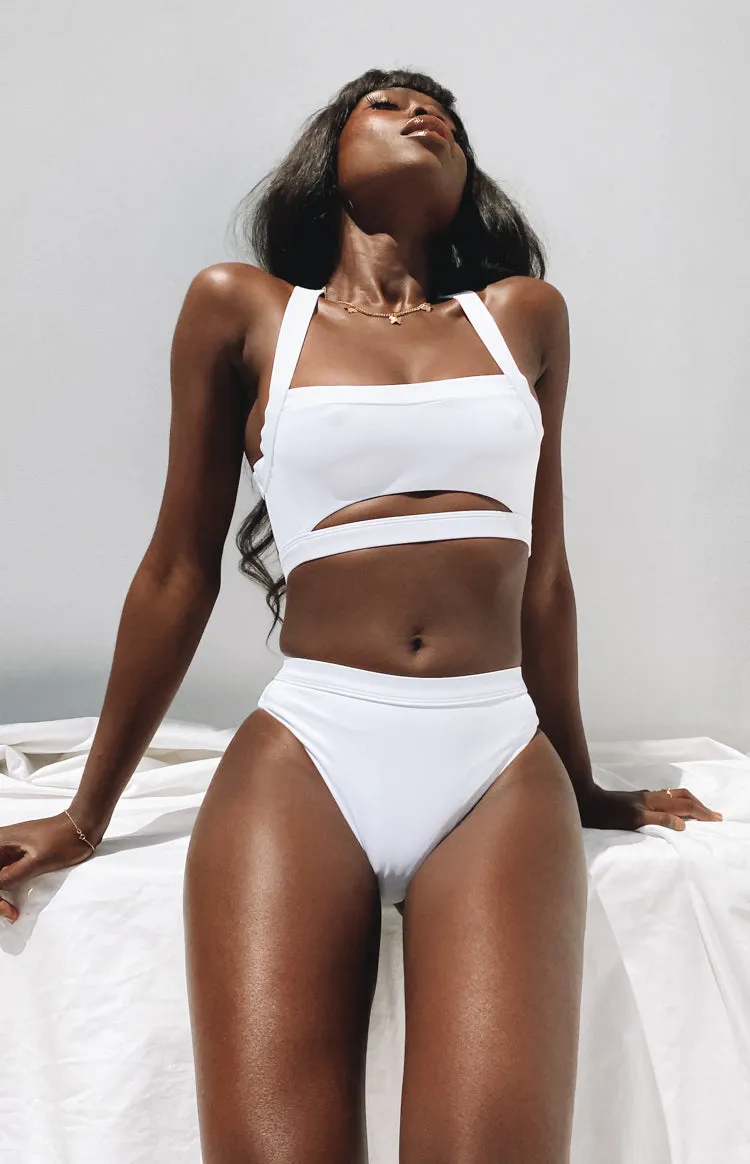 9.0 Swim Wellness Bikini Bottoms White