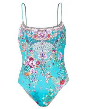 A Sonnet for a Satine Straight Neck One Piece Swimsuit