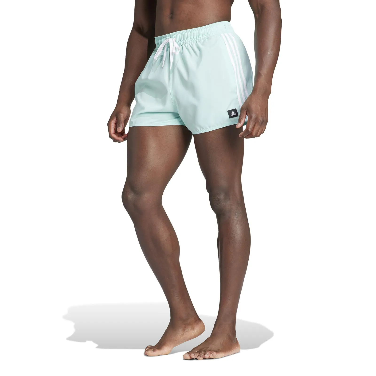 adidas 3-Stripes CLX Very-Short-Length Mens Swim Shorts