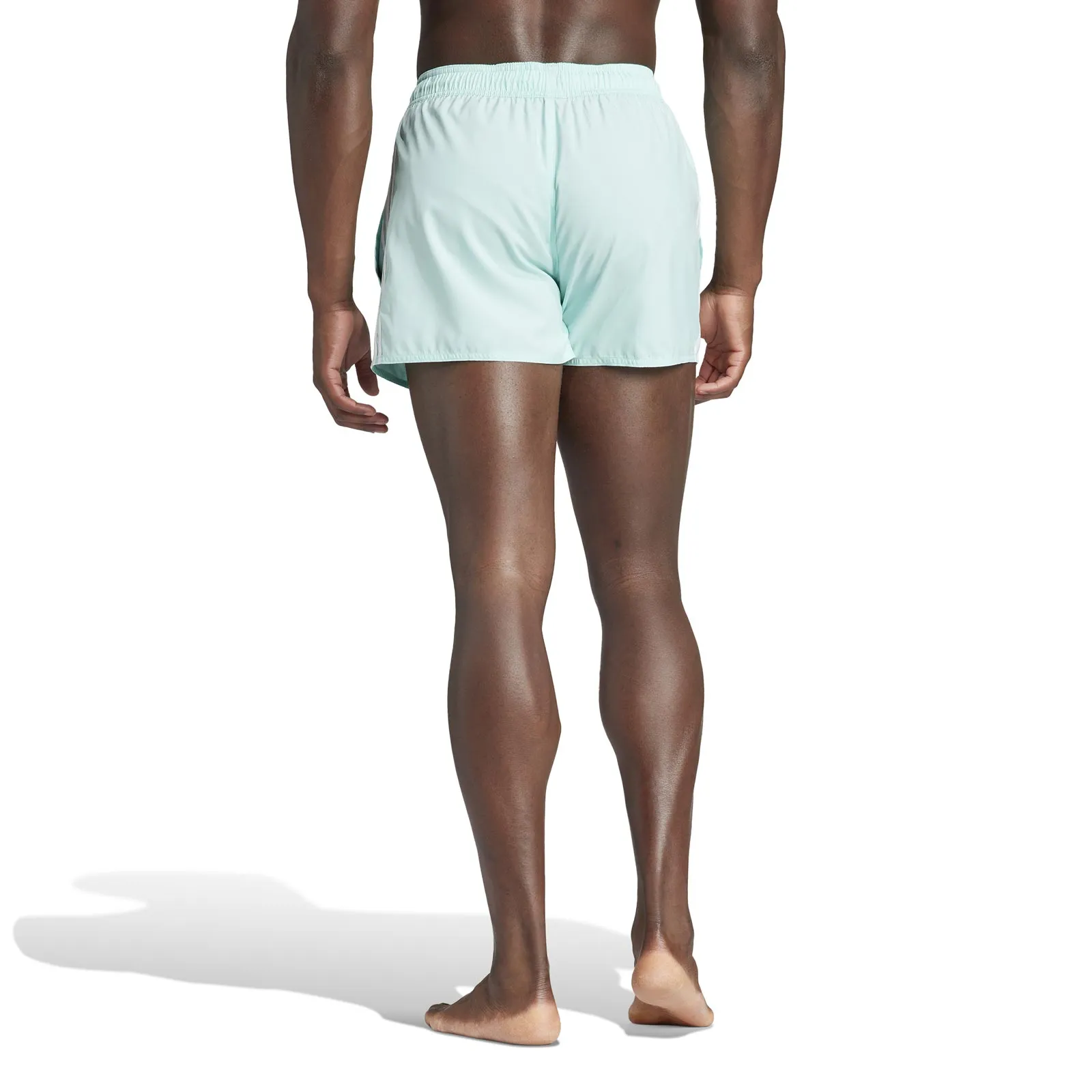 adidas 3-Stripes CLX Very-Short-Length Mens Swim Shorts