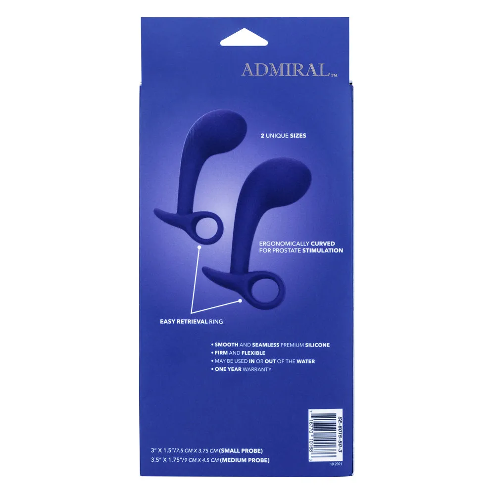 Admiral Silicone Anal Training Prostate Plugs Set