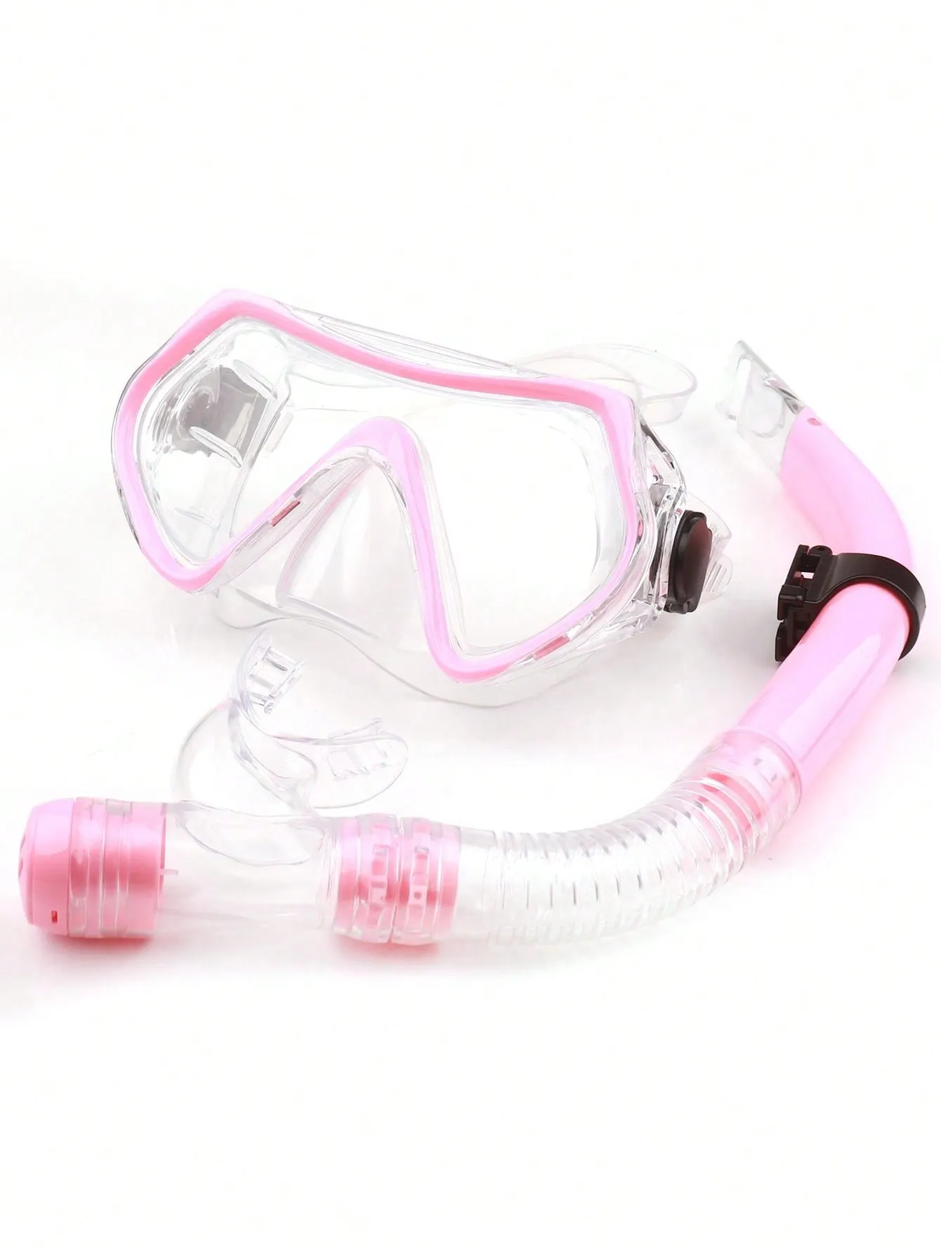 Adults & Teenagers Unisex Snorkeling & Swimming Goggles With Diving Breathing Tube Set