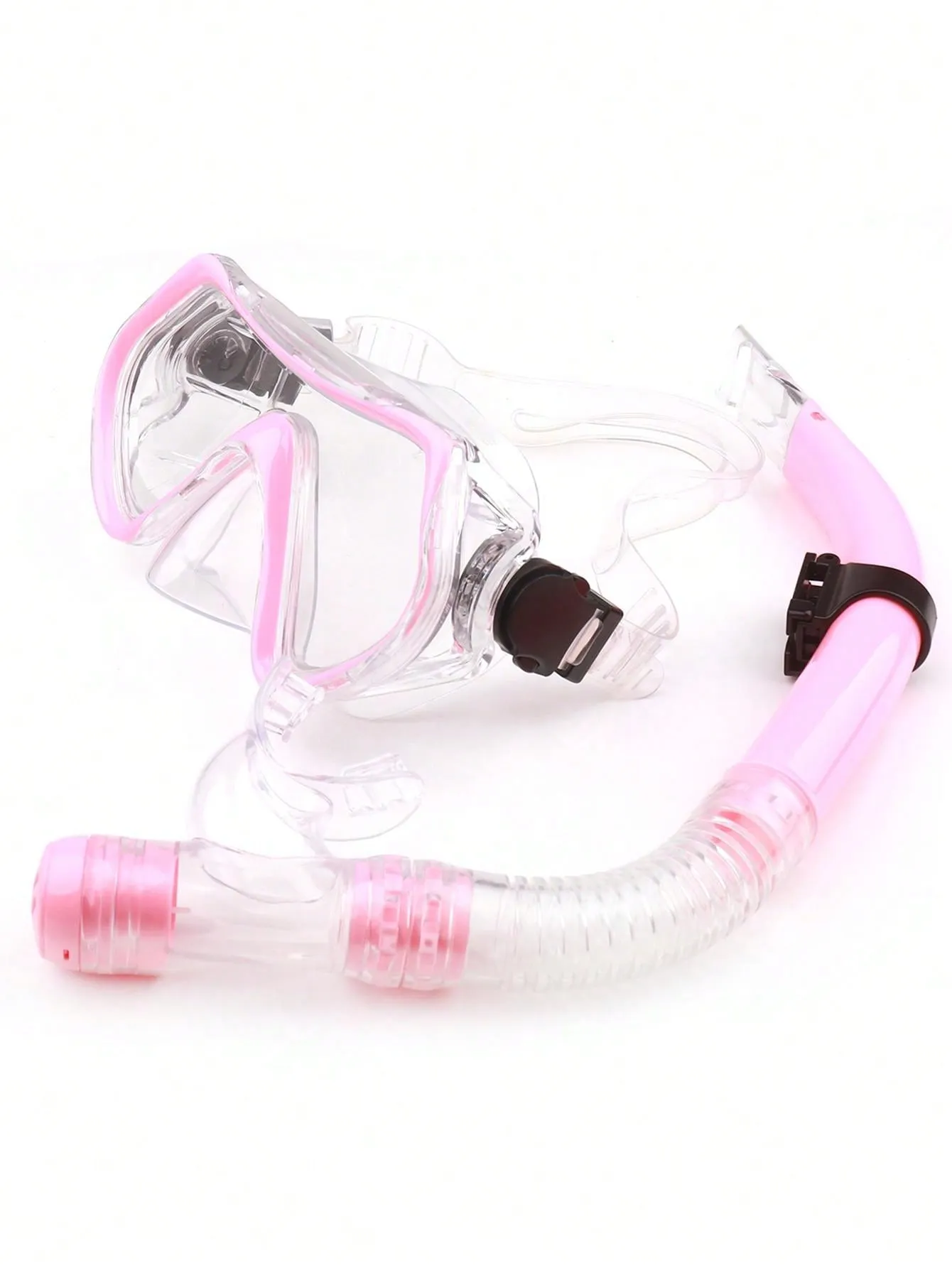 Adults & Teenagers Unisex Snorkeling & Swimming Goggles With Diving Breathing Tube Set