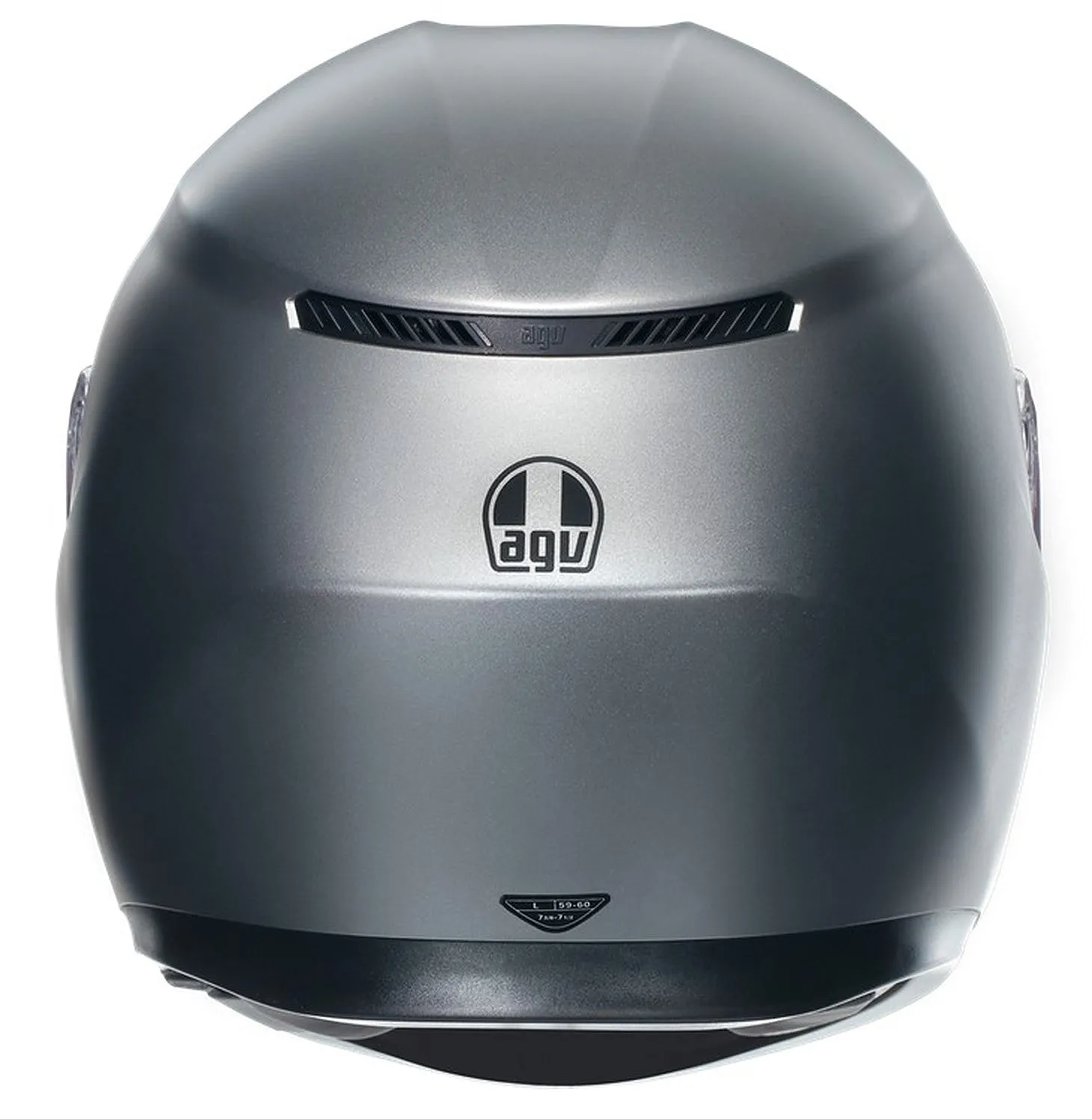 AGV K3 E2206 Full Face Motorcycle Helmet - Solid Matt Rodio Grey