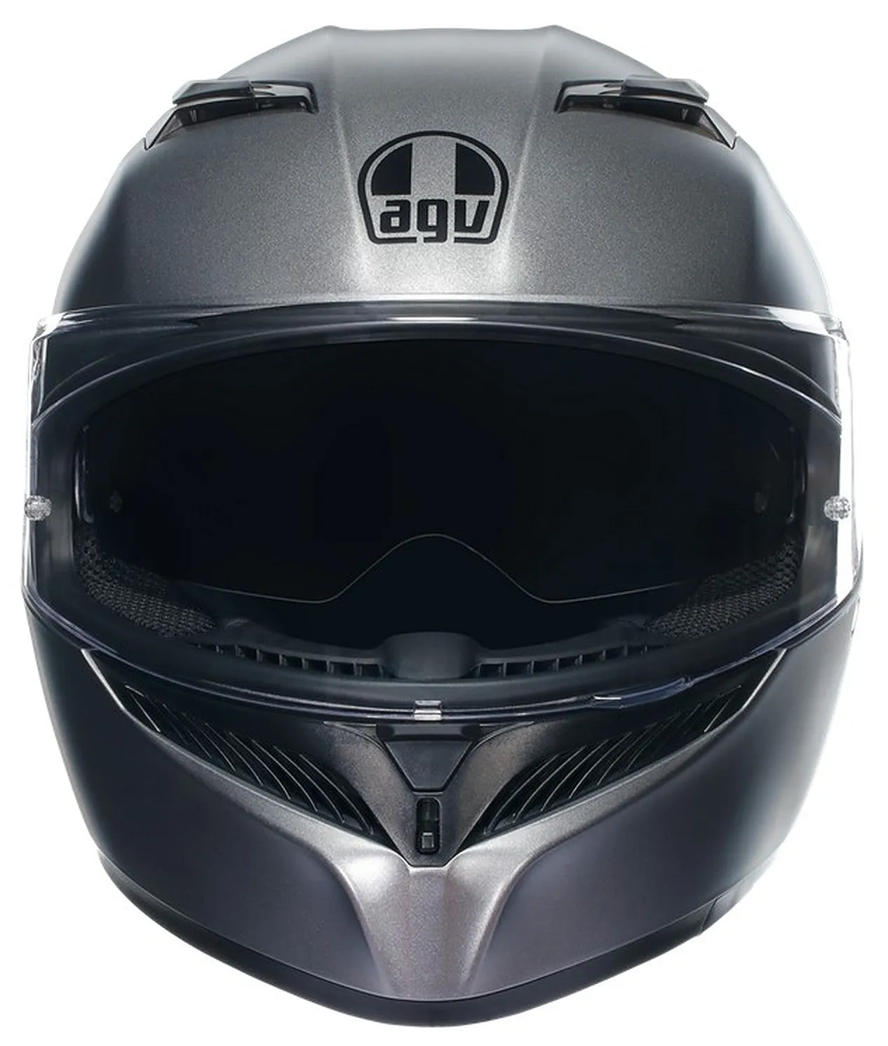 AGV K3 E2206 Full Face Motorcycle Helmet - Solid Matt Rodio Grey