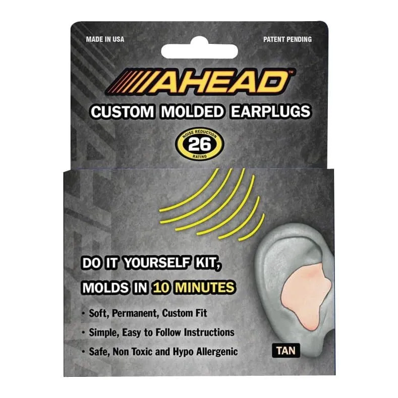 Ahead Custom Molded Earplugs Tan