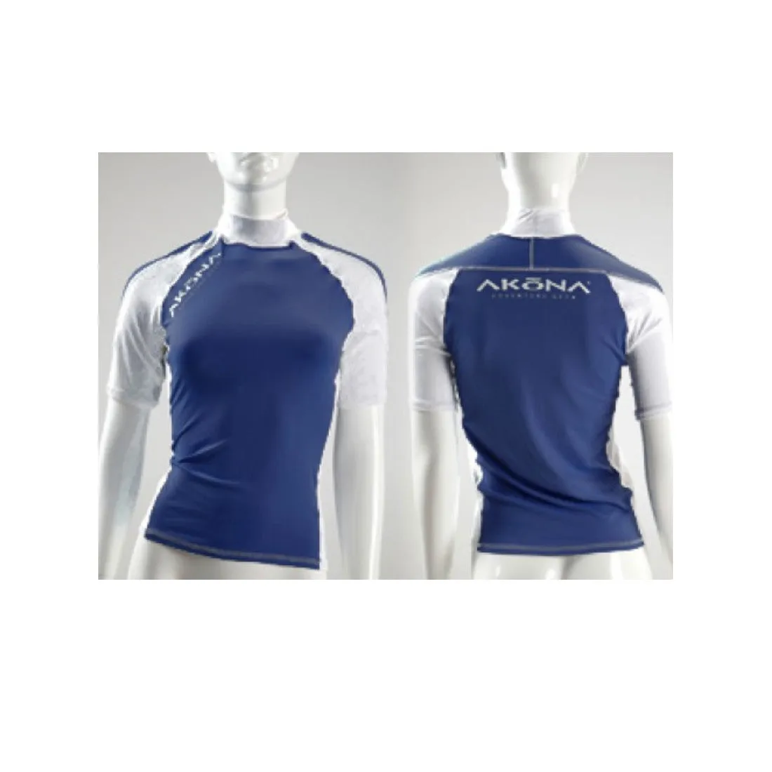 Akona 8 oz Short Sleeve Rash Guard for Diving, Surfing, Snorkeling, etc.