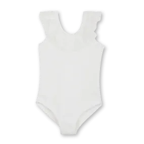 ALEXA GIRLS' SWIMSUIT WHITE