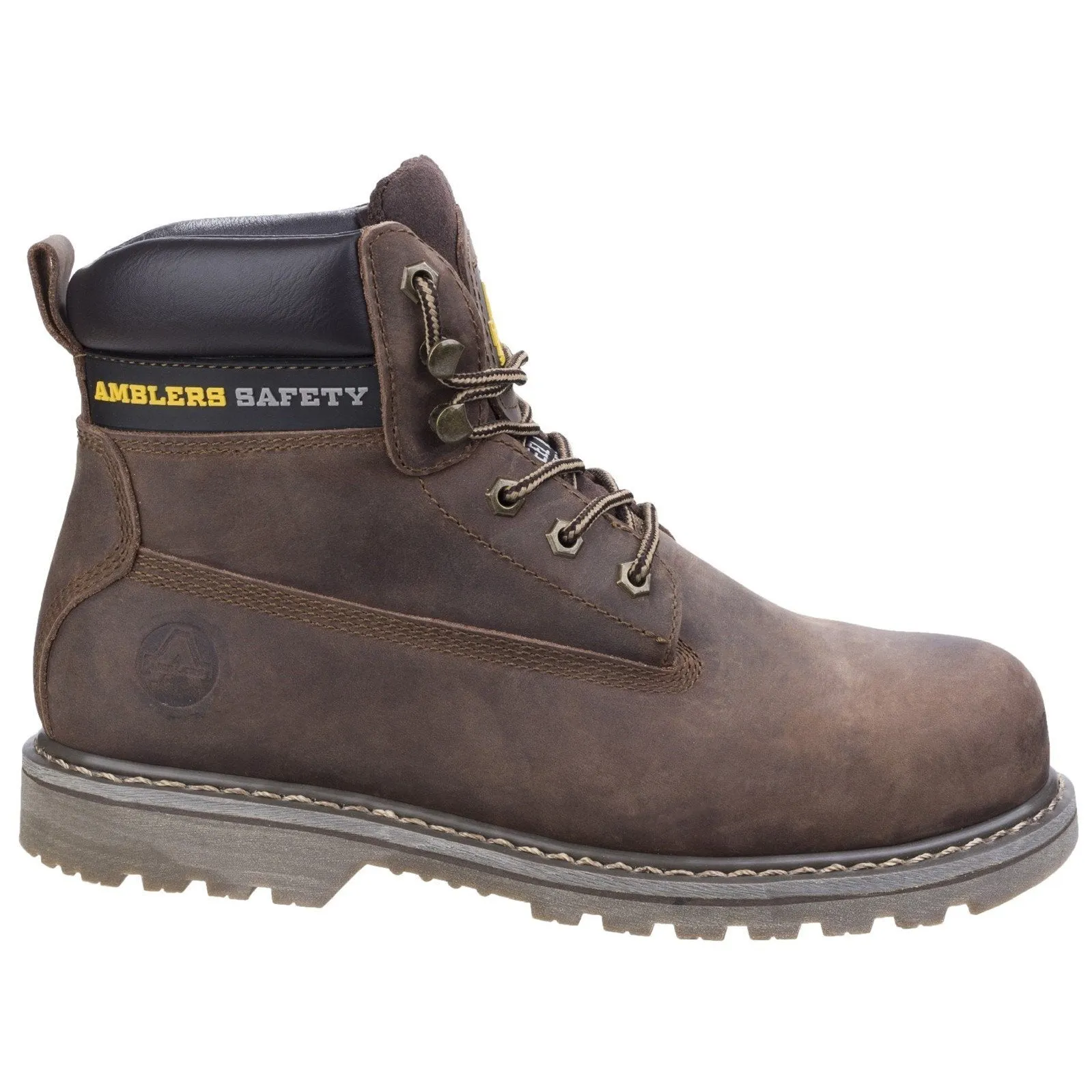 Amblers Safety Goodyear Welted Steel Toe Cap Brown Safety Boots