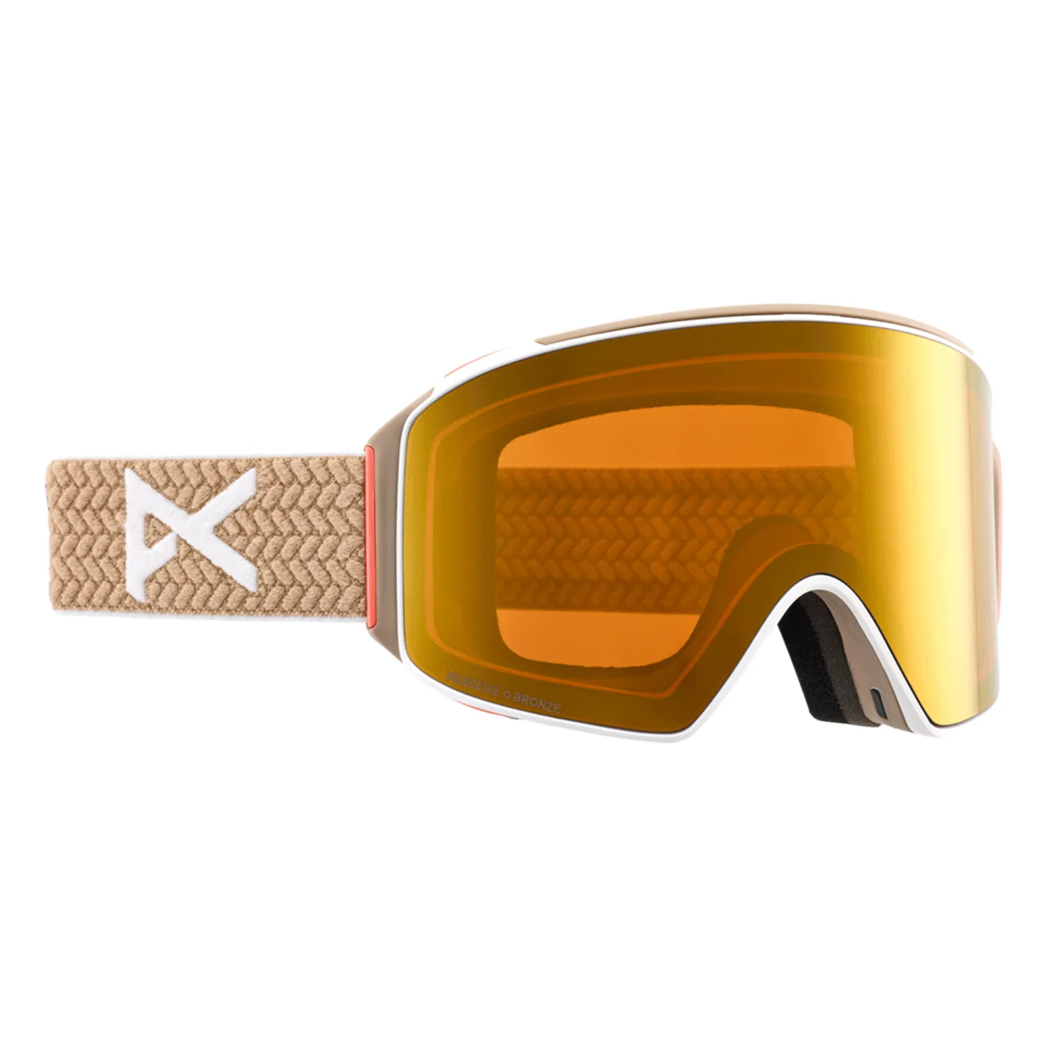 Anon M4 Cylindrical Low Bridge Fit Goggles Summit Taupe/Perceive Sunny Bronze   Perceive Cloudy Burst