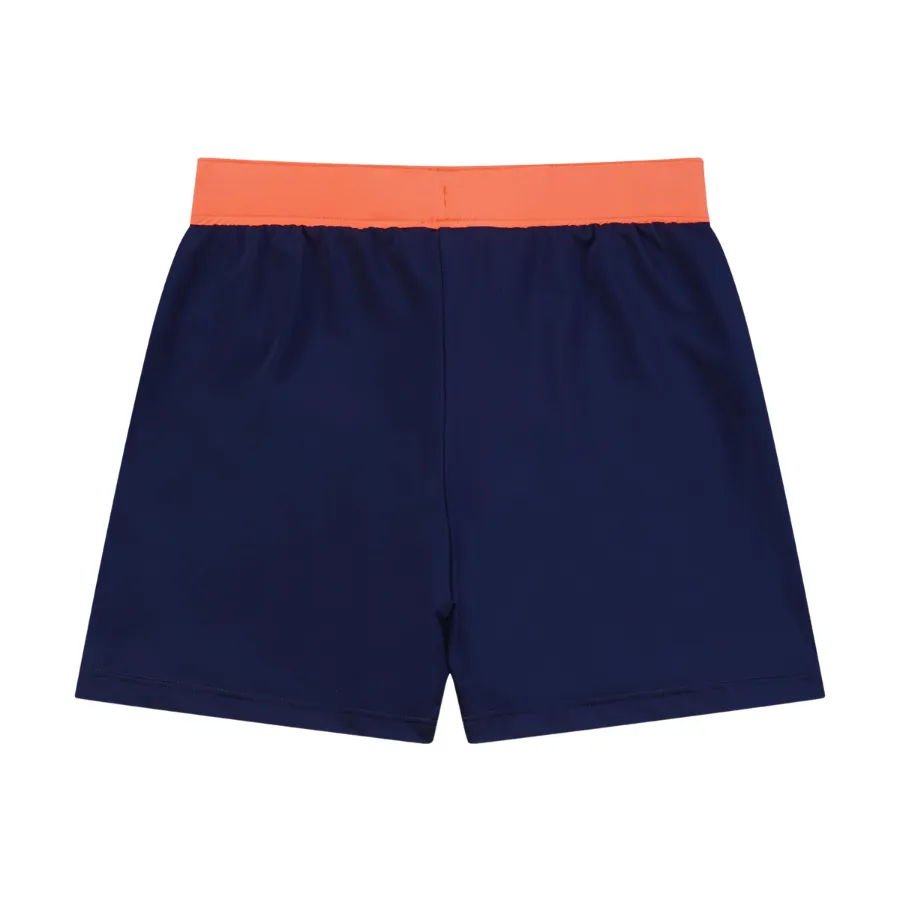 Aqua Blu Pre-Teens Lycra Swim Shorts AB2466BB - Building Blocks Navy