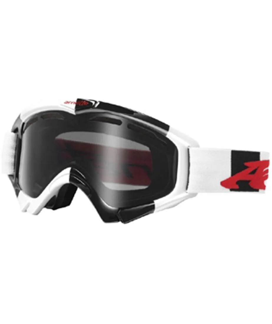 Arnette Mini Series Kid's Snow Goggles AN5005 - Black & White Stripe w/ Dark Grey Lens