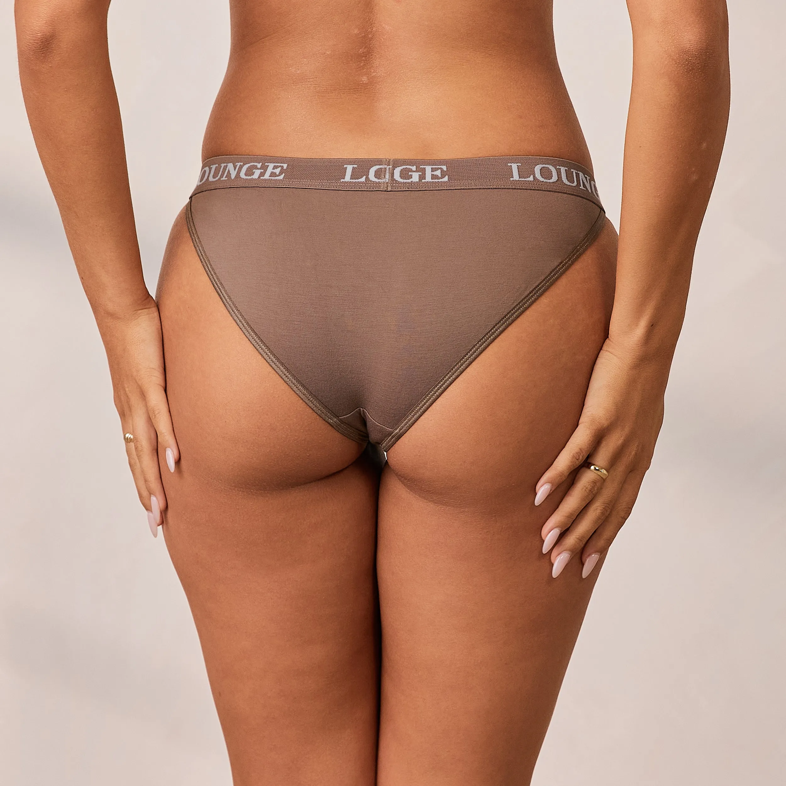 Bamboo Triangle Briefs - Coffee