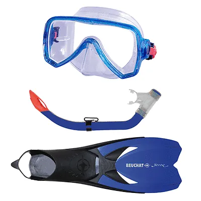 Beuchat - Junior Jetta Explorer Mask, Snorkel & Fins Set - Blue SALE