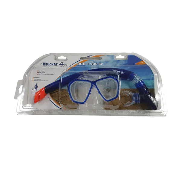 Beuchat - Set Duo   500 Mask /Snorkel - Blue SALE