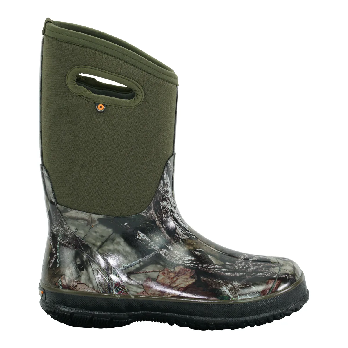 Bogs Kids Classic Camo Tall Rain Boots w/ Handles