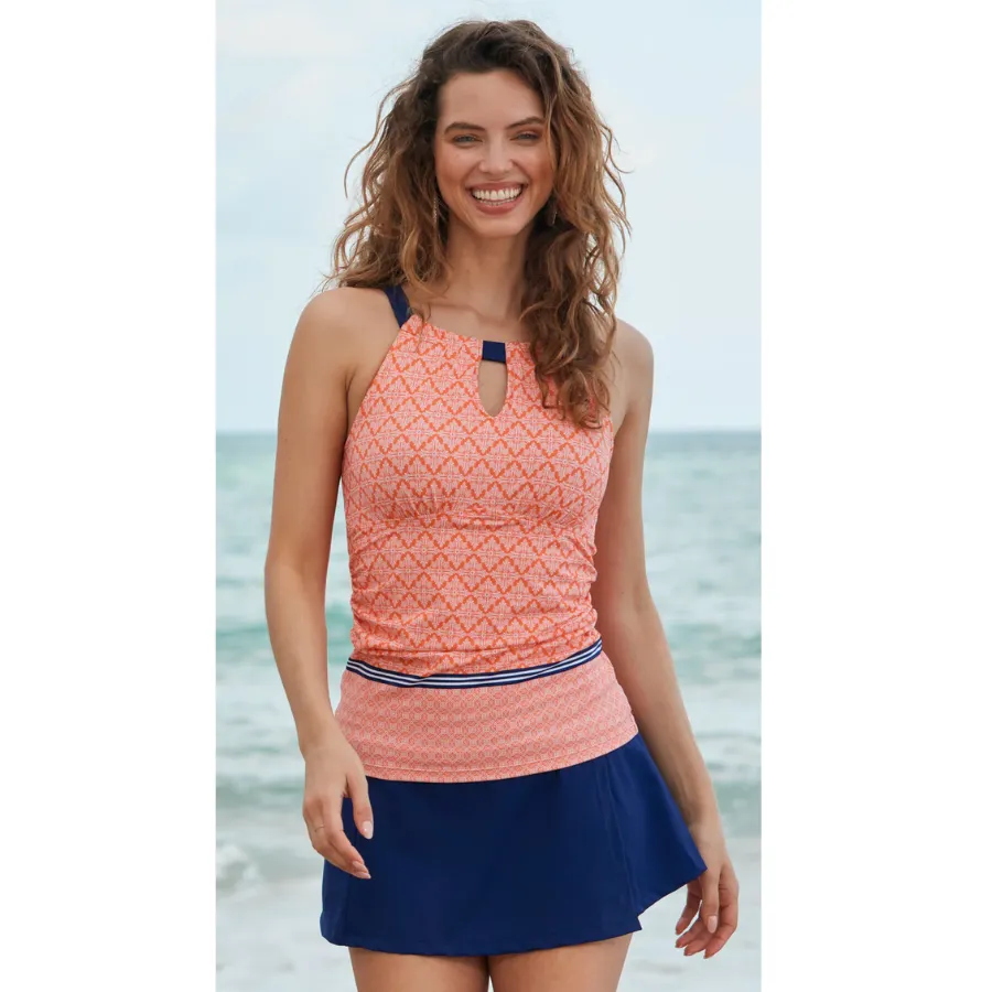 Cabana Life Classic Swim Skirt 414-MNE- Essentials Navy