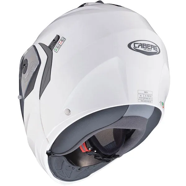 Caberg Duke II Flip Front Helmet - Metal White