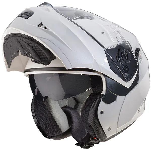 Caberg Duke II Flip Front Helmet - Metal White