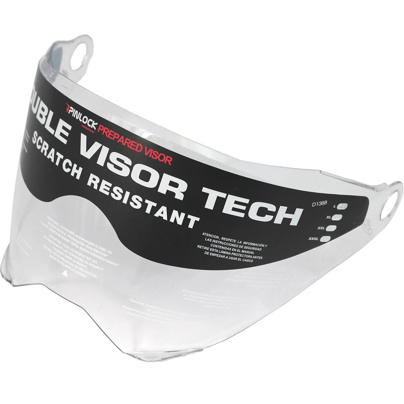 Caberg Visor Clear Pinlock Ready Anti Fog Scratch Resistant - [Drift]