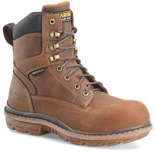 Carolina Men's Dormite 8” Composite Toe WP Work Boot  - Brown - CA8558