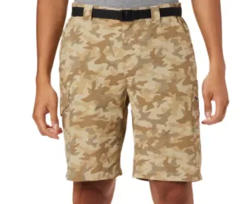 Columbia Mens Silver Ridge Printed Cargo Shorts