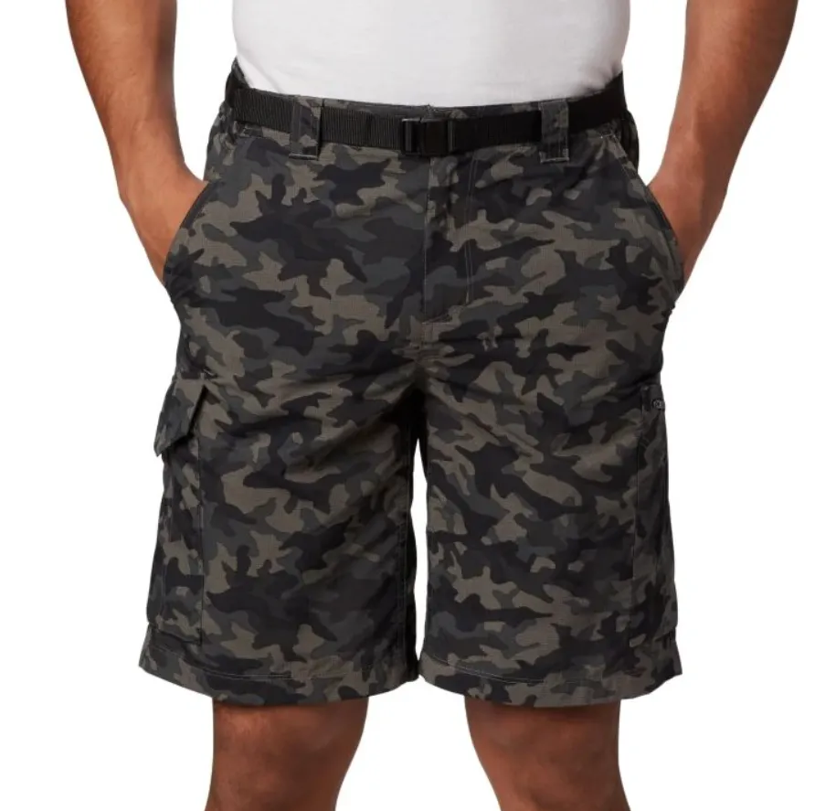 Columbia Mens Silver Ridge Printed Cargo Shorts