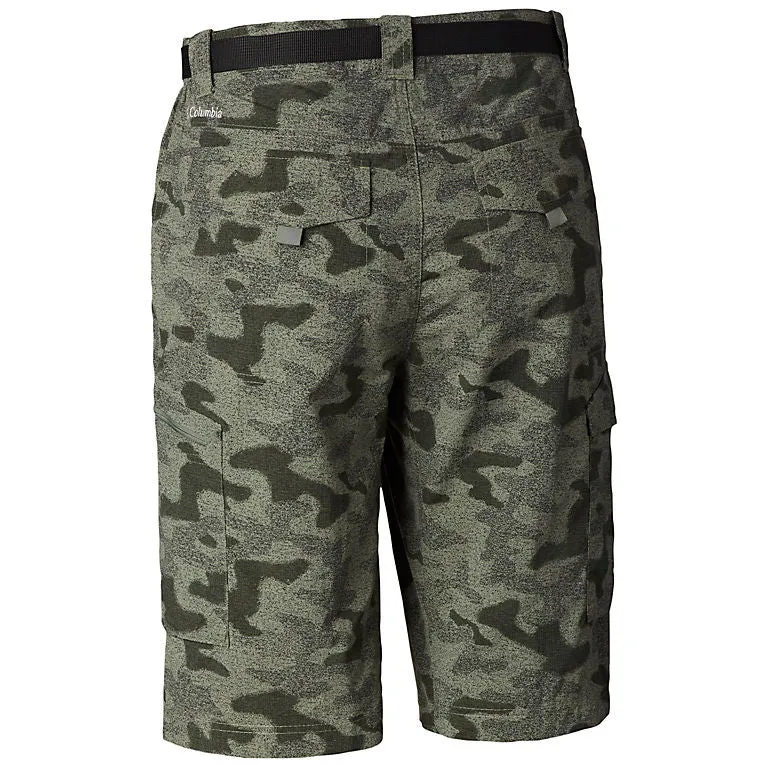 Columbia Mens Silver Ridge Printed Cargo Shorts