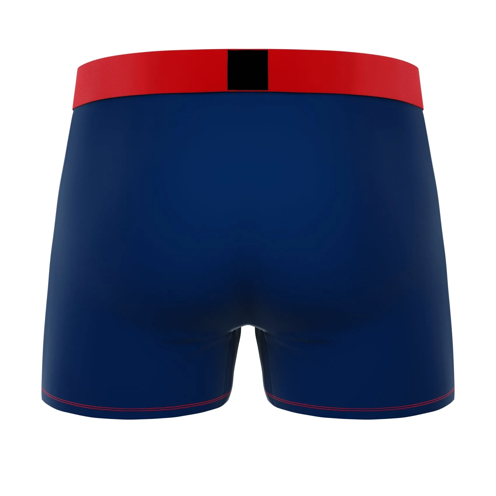 CRAZYBOXER Classic Blue Red Men's Boxer Briefs