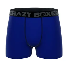 CRAZYBOXER Classic Dark Blue Men's Boxer Briefs