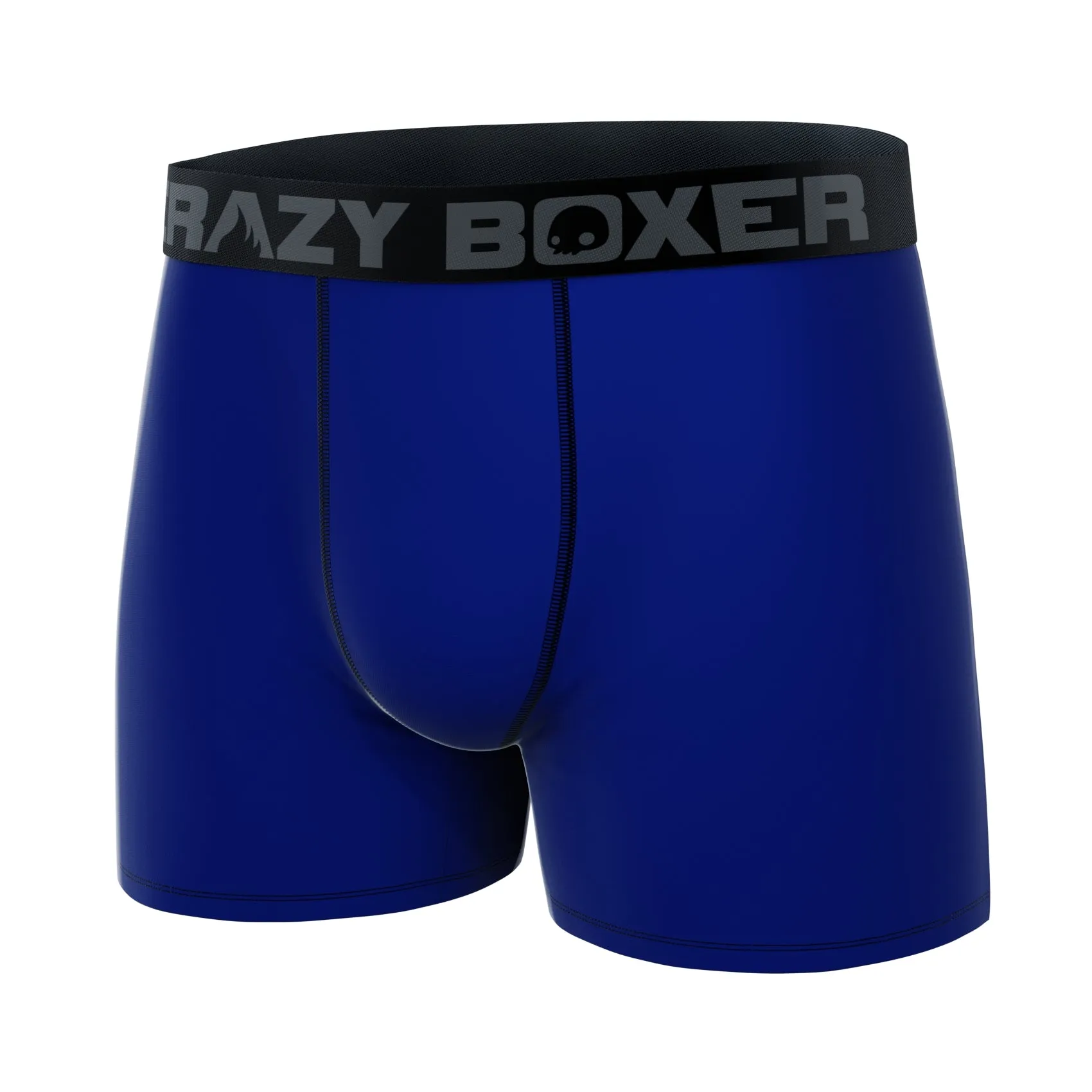 CRAZYBOXER Classic Dark Blue Men's Boxer Briefs