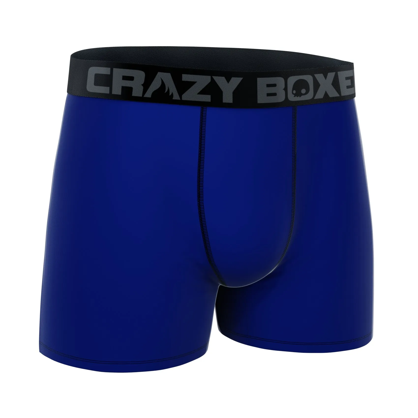 CRAZYBOXER Classic Dark Blue Men's Boxer Briefs