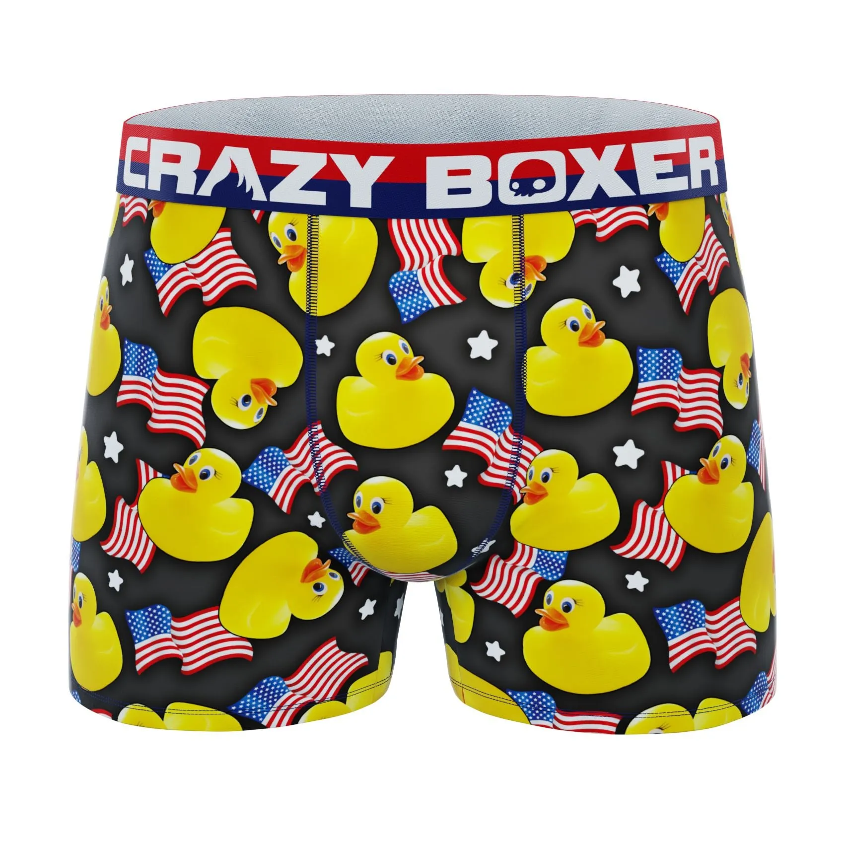 CRAZYBOXER Men's Ducky Flamingo Boxer Briefs (3 pack)