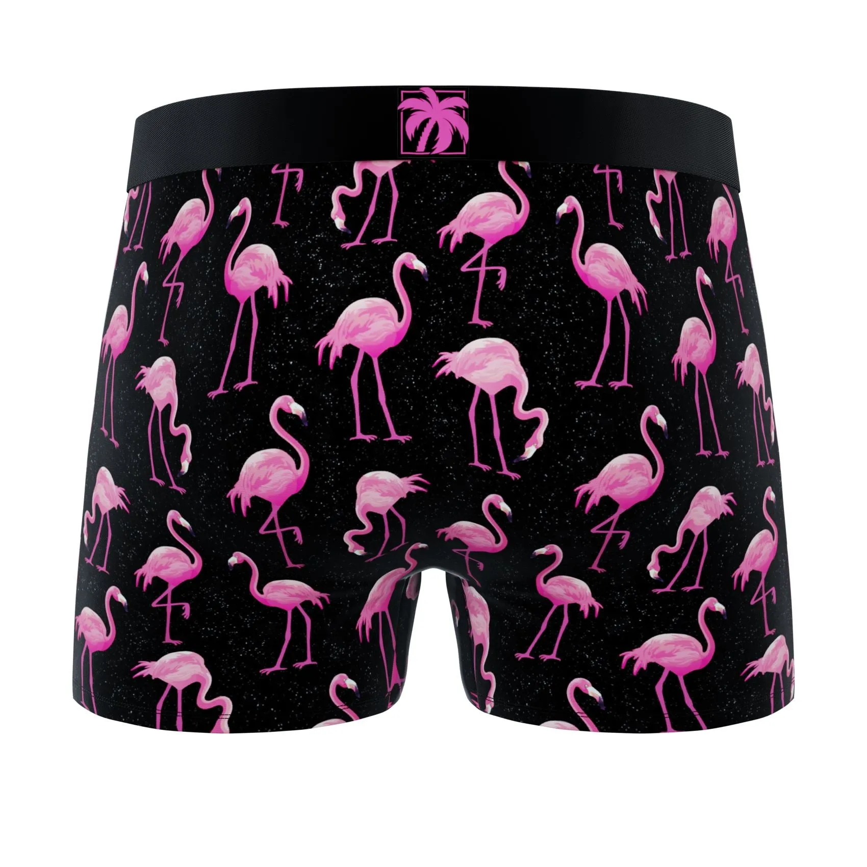 CRAZYBOXER Men's Ducky Flamingo Boxer Briefs (3 pack)