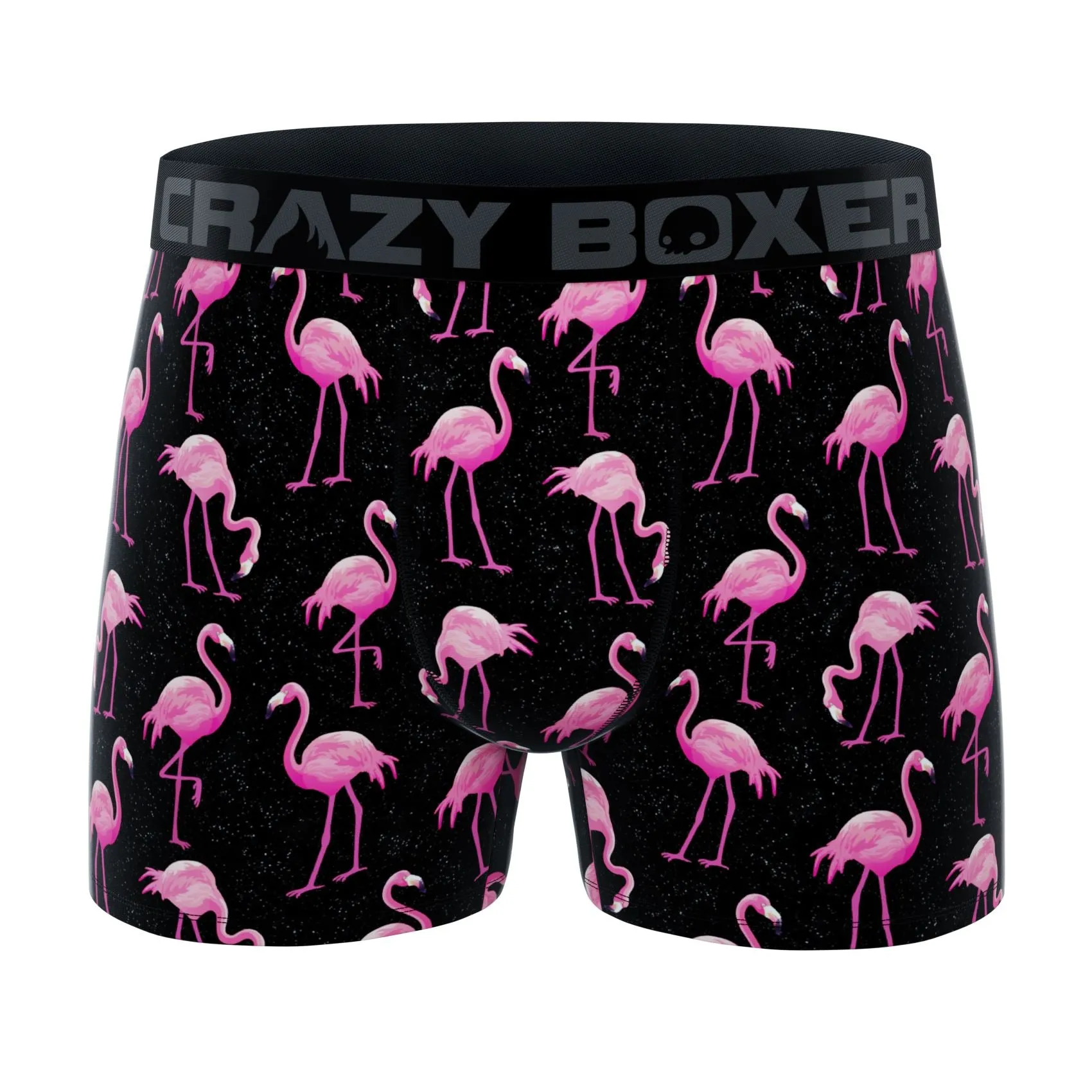 CRAZYBOXER Men's Ducky Flamingo Boxer Briefs (3 pack)