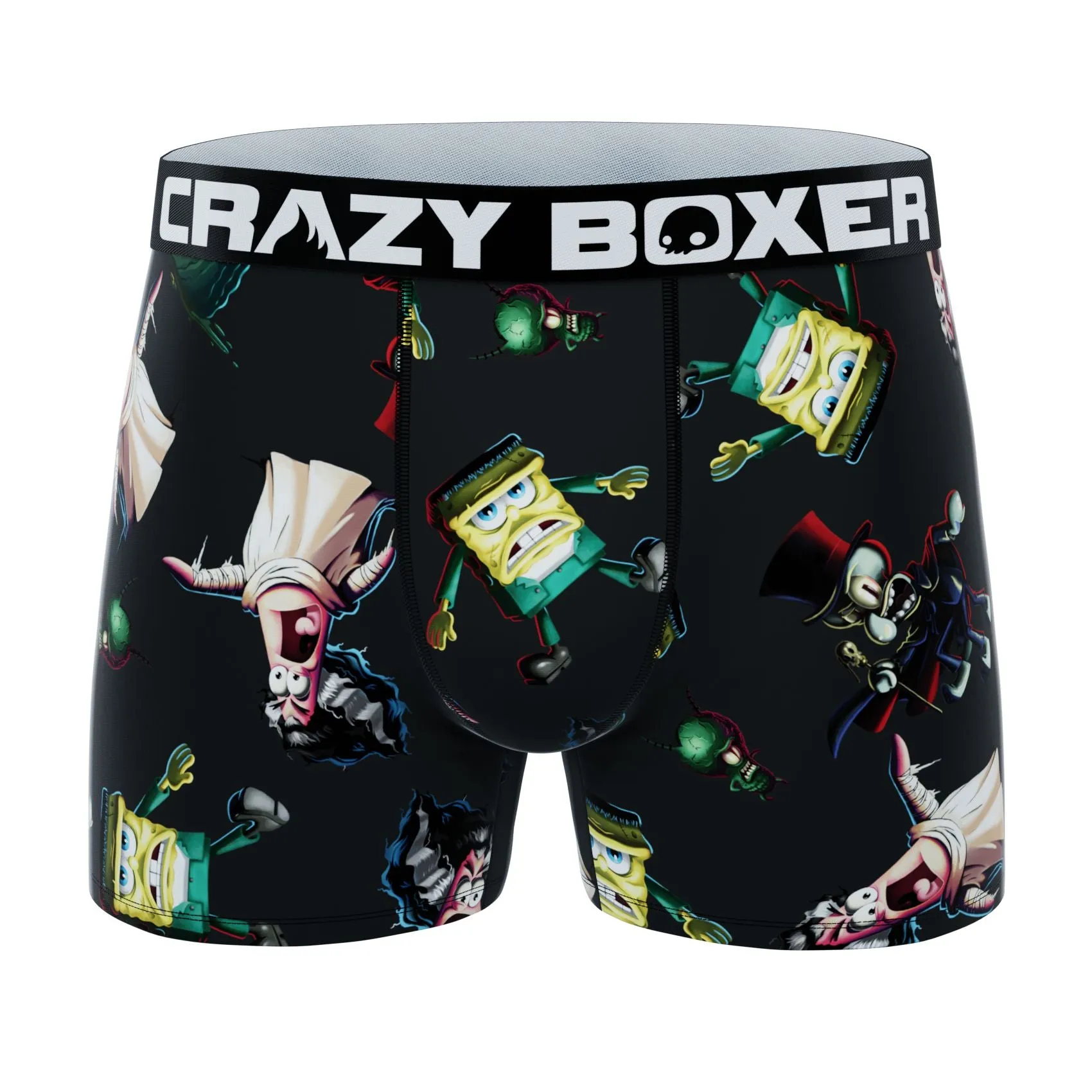 CRAZYBOXER Men's Spongebob Halloween Boxer Briefs (Creative Packaging)