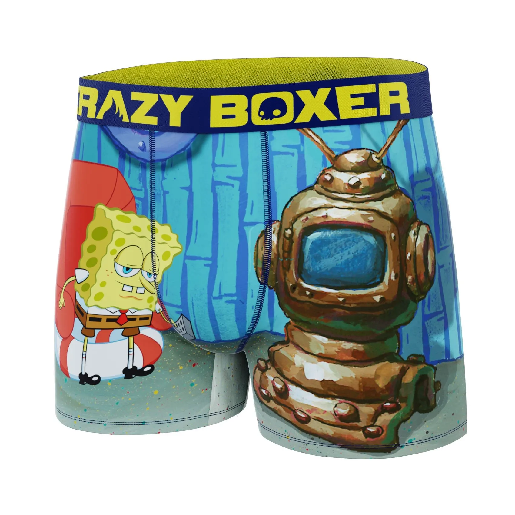 CRAZYBOXER Men's Spongebob Imma head out Boxer Briefs