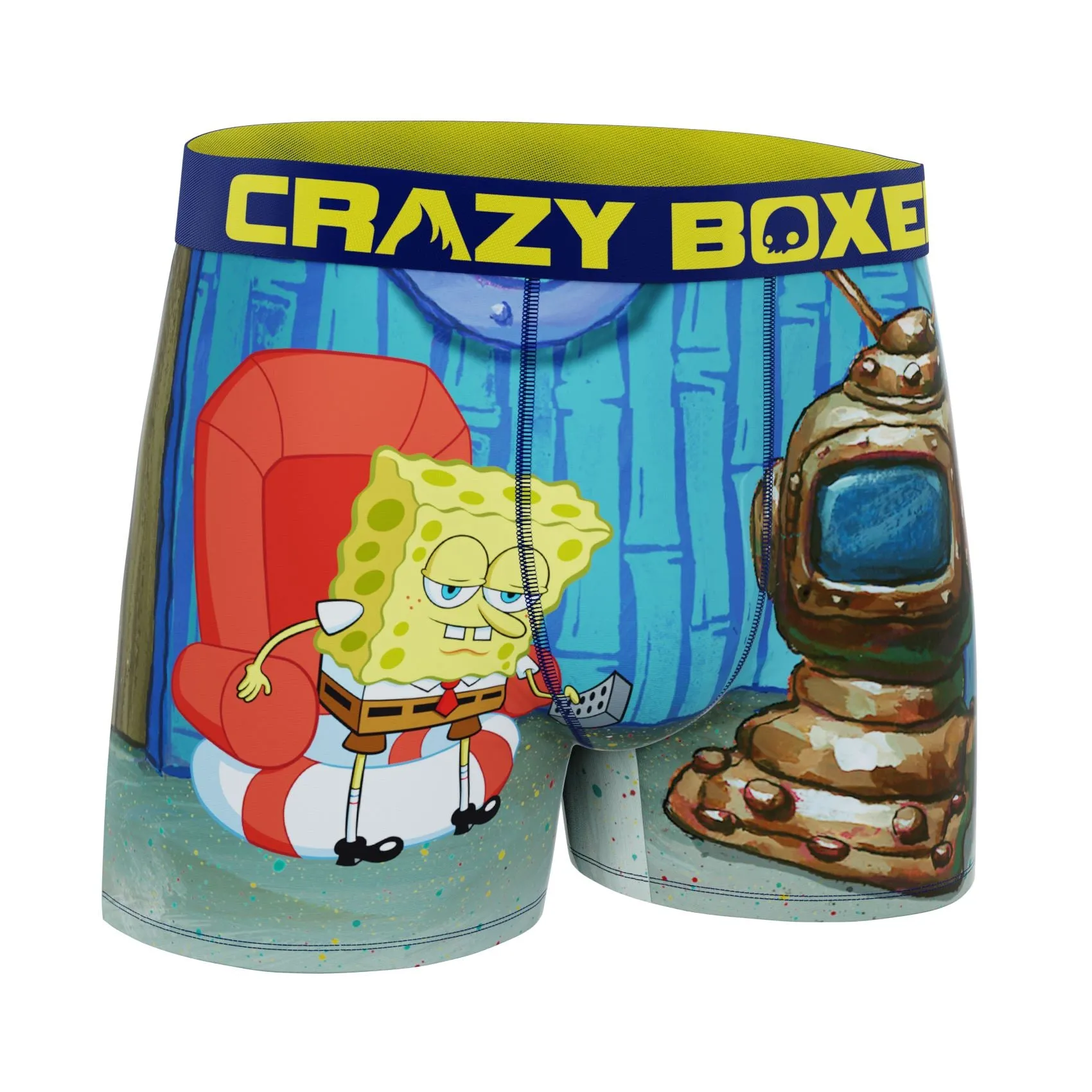 CRAZYBOXER Men's Spongebob Imma head out Boxer Briefs