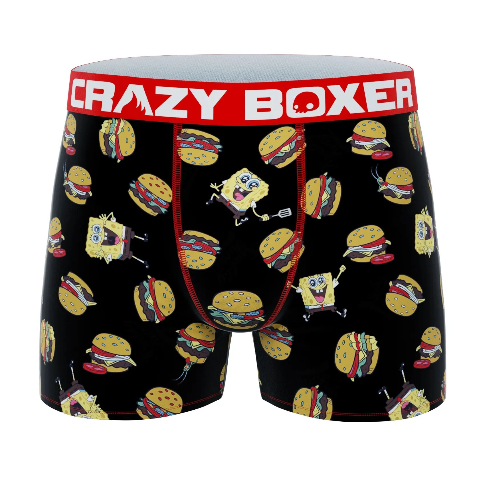 CRAZYBOXER SpongeBob Food Men's Boxer Briefs