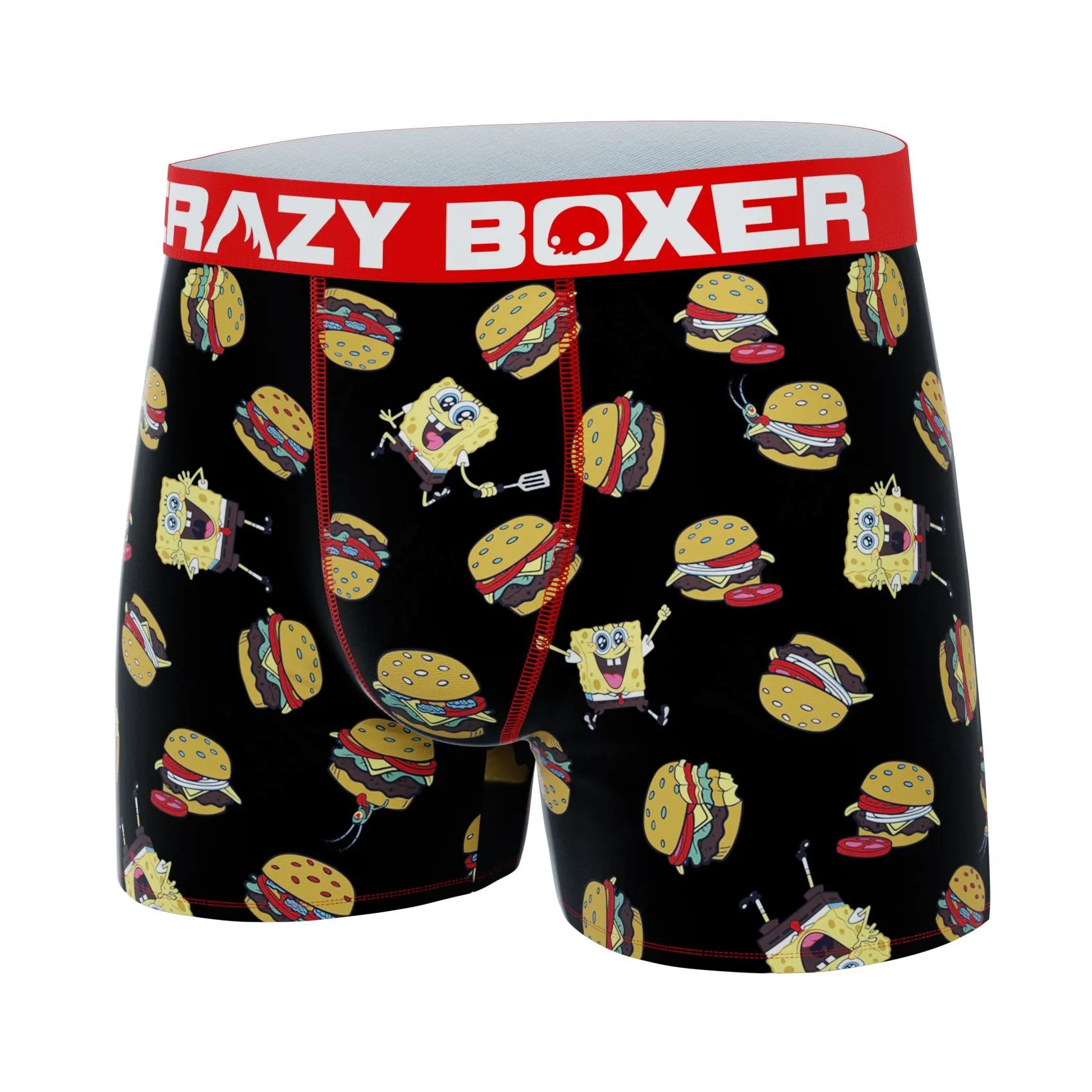 CRAZYBOXER SpongeBob Food Men's Boxer Briefs