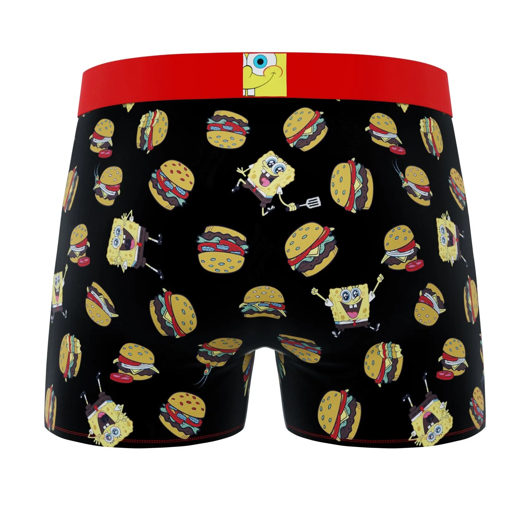 CRAZYBOXER SpongeBob Food Men's Boxer Briefs